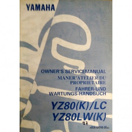 Yamaha YZ 80 (K) de 1997